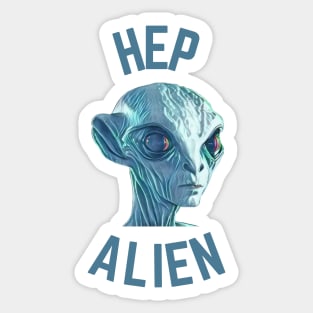 Hep Alien Logo Sticker